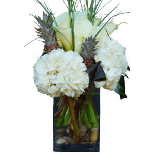 Modern vase arrangement