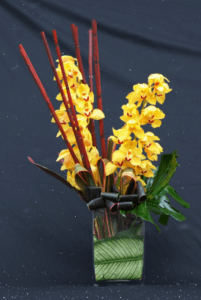 Modern vase arrangement