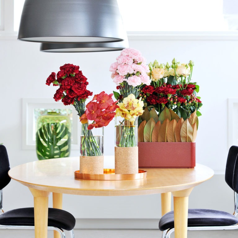 carnation flower arrangement