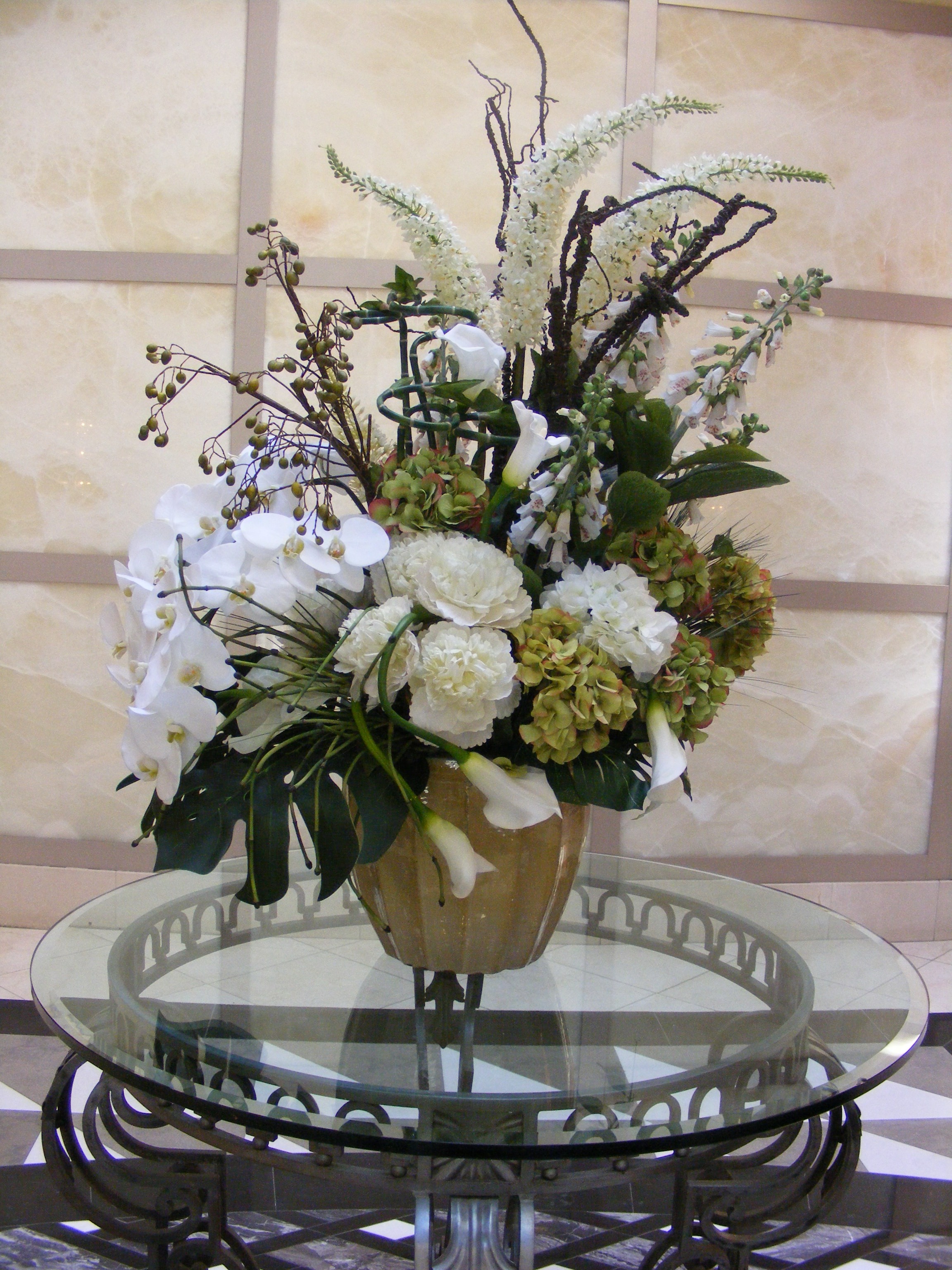 Highend silk flower arrangements Mondu Floral Design